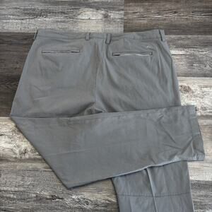 Tommy Bahama Gray Micro Houndstooth Mens 40x30‎ Performance Stretch Chino Pants